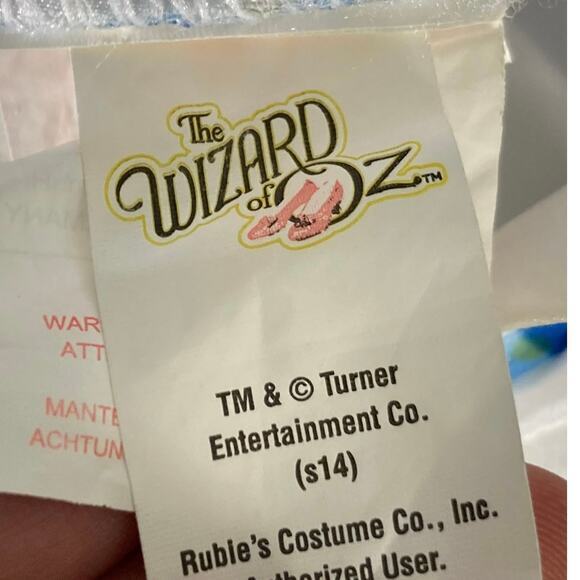 Rubies Girls Dorothy Costume Dress‎ Size 4 Blue Wizard of Oz Party Outfit - Picture 4 of 13